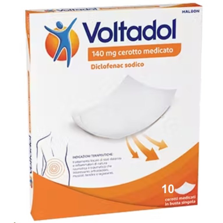 Voltadol Cerotto medicato - 10 cerotti da 140 mg Voltadol Cerotto medicato - 10 cerotti da 140 mg