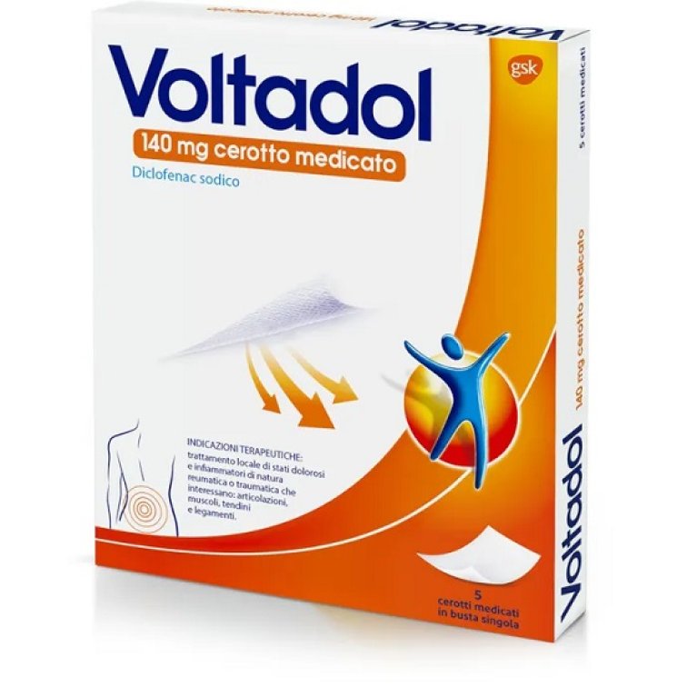 Voltadol Cerotto medicato - 5 cerotti da 140 mg Voltadol Cerotto medicato - 5 cerotti da 140 mg