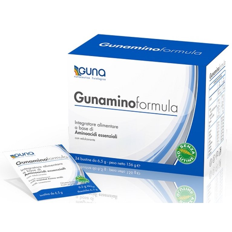 Gunaminoformula aminoacidi essenziali 24 bustine Gunaminoformula aminoacidi essenziali 24 bustine