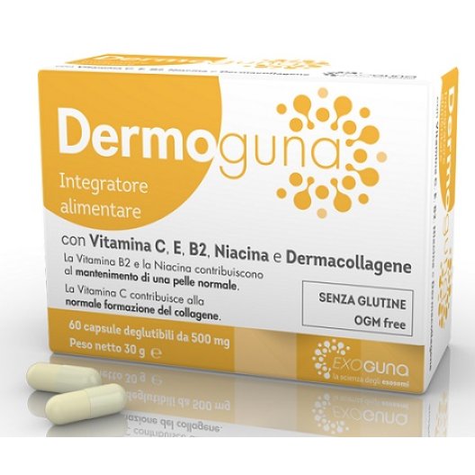 Dermoguna integratrore per pelle, unghie e capelli 60 capsule da 500 mg