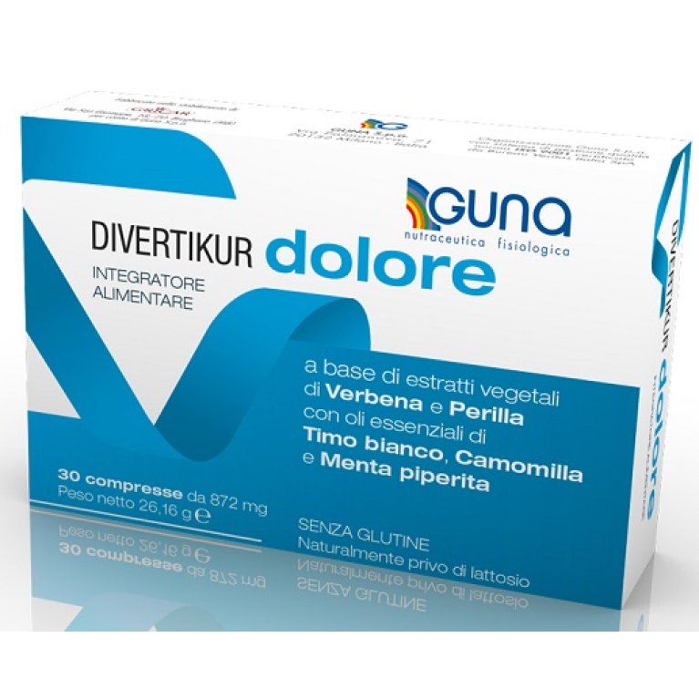 Divertikur dolore integratore per diverticoli 30 compresse