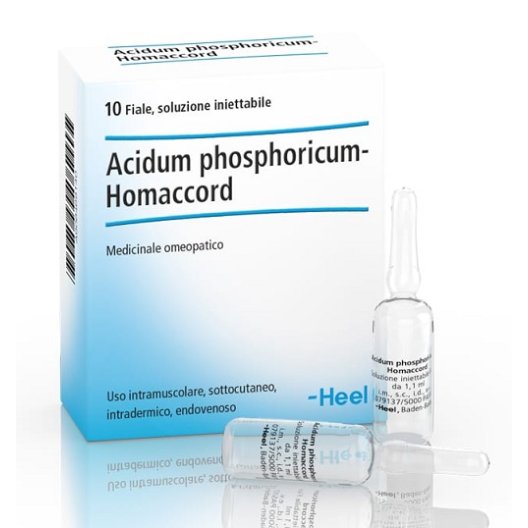 Acidum phosphoricum-Homaccord Heel 10 fiale da 1,1 ml Acidum phosphoricum-Homaccord Heel 10 fiale da 1,1 ml