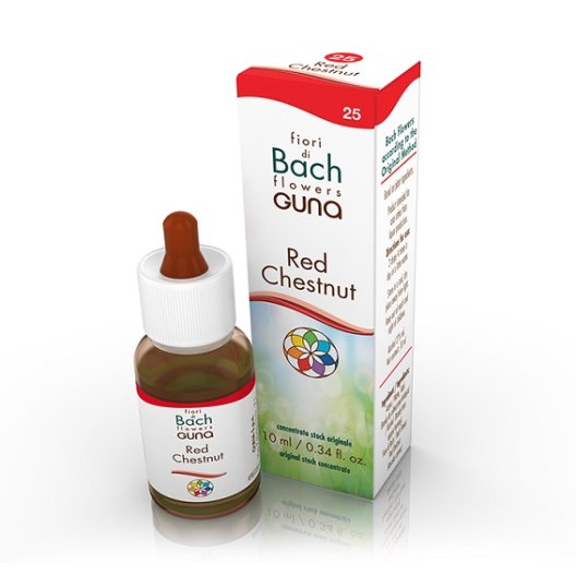 Red Chestnut - Fiore di Bach n°25 Guna - 10 ml Red Chestnut - Fiore di Bach n°25 Guna - 10 ml