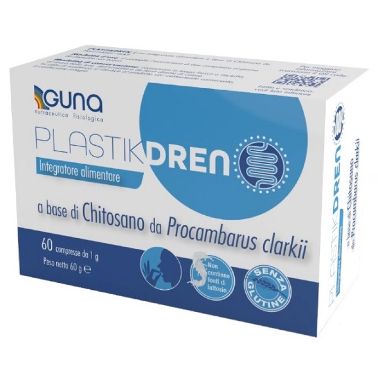 Plastikdren - integratore con chitosano ed acido tartarico - 60 compresse Plastikdren - integratore con chitosano ed acido tartarico - 60 compresse