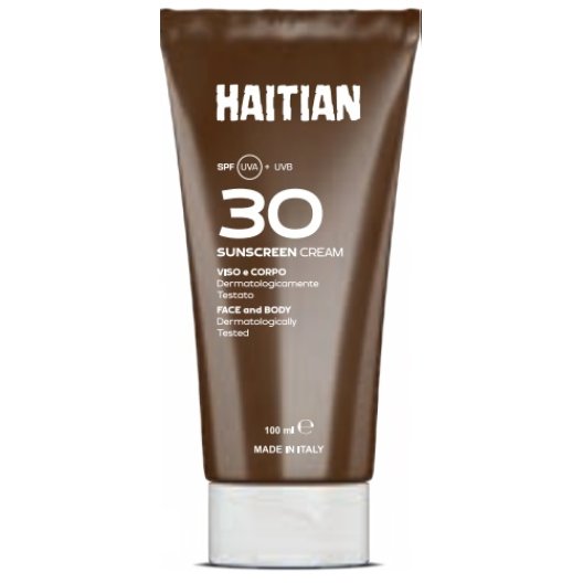 Crema Solare Haitian SPF 30+ 100ml - Viso e Corpo 