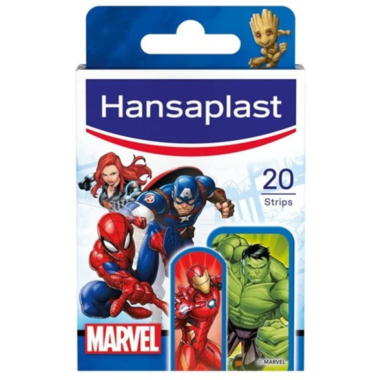 Hansaplast Cerotti Disney MARVEL per Bambini - 20 pz Hansaplast Cerotti Disney MARVEL per Bambini - 20 pz