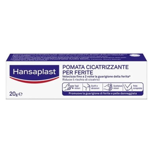 Hansaplast Pomata Cicatrizzante per Ferite e Scottature - 20g Hansaplast Pomata Cicatrizzante per Ferite e Scottature - 20g