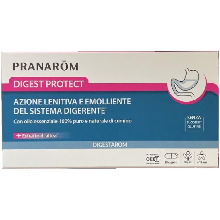 Pranarom Digest Protect - azione lenitiva ed emolliente del sistema digerente - 30 capsule