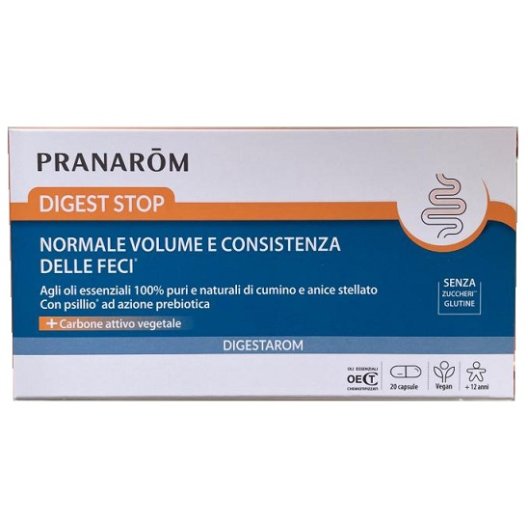 Pranarom Digest Stop - normale volume e consistenza delle feci - 20 capsule