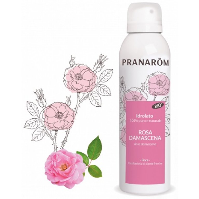 Pranarom Idrolato di Rosa Damascena - spray da 150 ml