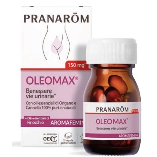 Pranarom Oleomax - Benessere vie Urinarie - 15 capsule molli Pranarom Oleomax - Benessere vie Urinarie - 15 capsule molli