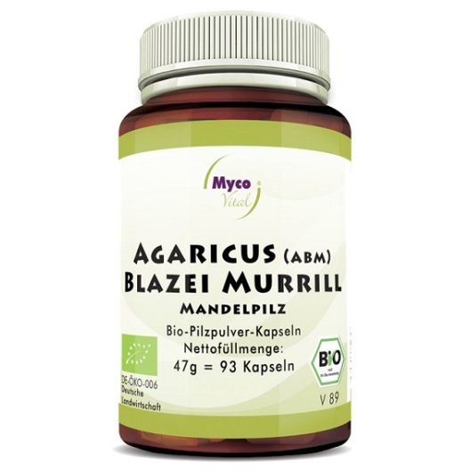 ABM Agaricus Blazei Murril Freeland - 93 capsule - Myco Vital