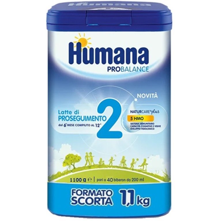 Humana 2 5HMO MP - 1100g - Latte Proseguimento 6-12 Mesi Humana 2 5HMO MP - 1100g - Latte Proseguimento 6-12 Mesi