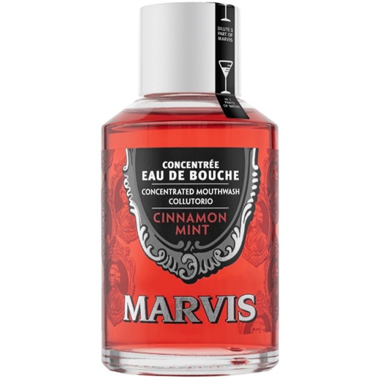 Marvis collutorio - Eau de Bouche Cinnamon Mint - 120 ml Marvis collutorio - Eau de Bouche Cinnamon Mint - 120 ml