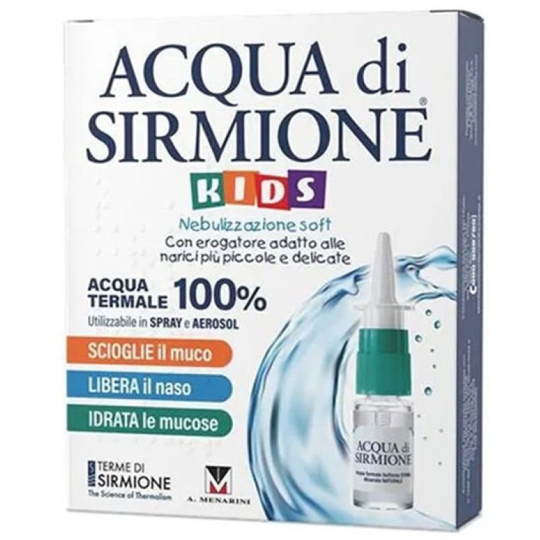 Acqua di Sirmione Kids - 6 flaconcini con erogatore nasale soft Acqua di Sirmione Kids - 6 flaconcini con erogatore nasale soft