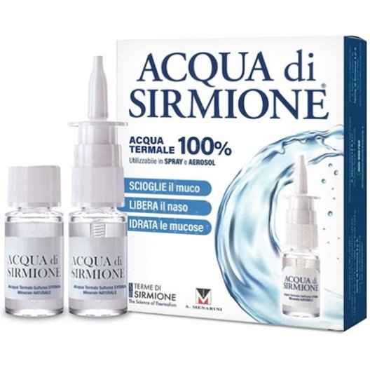 Acqua di Sirmione - 6 flaconcini con erogatore nasale da 15 ml