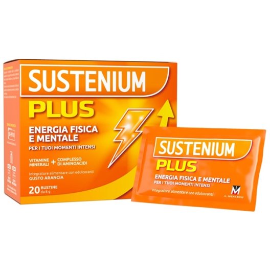 Sustenium Plus 20 Bustine - Gusto Arancia con Creatina Sustenium Plus 20 Bustine - Gusto Arancia con Creatina