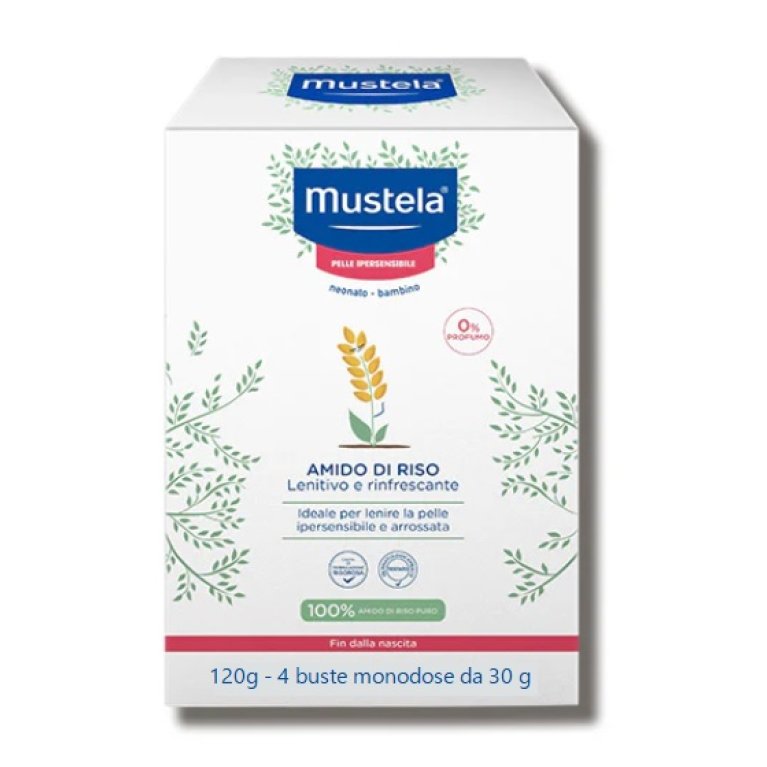 Mustela Amido di Riso - 120 grammi - 4 buste da 30 grammi
