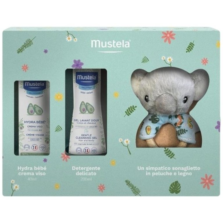 Mustela Cofanetto Koala - con detergente delicato e crema viso hydra bebe