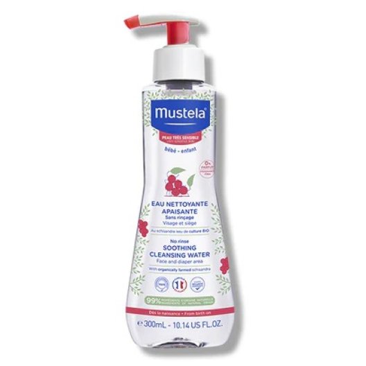 Mustela fluido detergente lenitivo senza risciacquo - viso e corpo - 300 ml Mustela fluido detergente lenitivo senza risciacquo - viso e corpo - 300 ml
