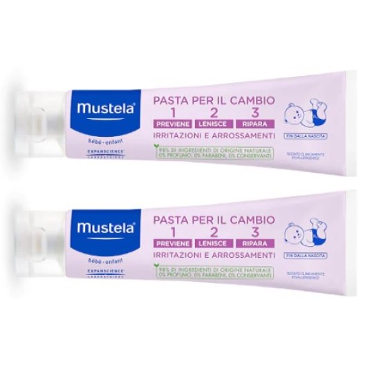 Mustela pasta cambio doppia bipacco - formato convenienza 150 ml + 150 ml Mustela pasta cambio doppia bipacco - formato convenienza 150 ml + 150 ml