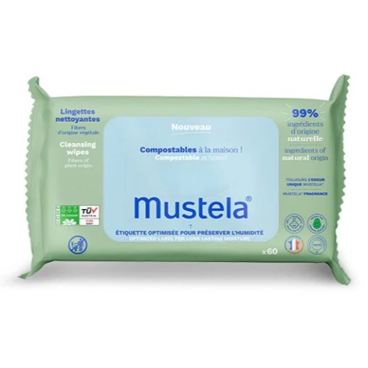Mustela Salviettine compostabili Profumate - 60 salviettine Mustela Salviettine compostabili Profumate - 60 salviettine