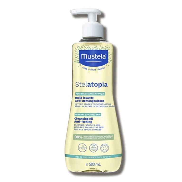 Mustela Stelatopia Olio Bagno - detergente per pelli atopiche - 500 ml Mustela Stelatopia Olio Bagno - detergente per pelli atopiche - 500 ml
