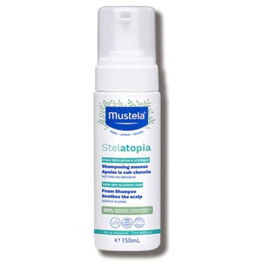 Mustela Stelatopia Shampoo Mousse per cuoio capelluto atopico - 150 ml Mustela Stelatopia Shampoo Mousse per cuoio capelluto atopico - 150 ml