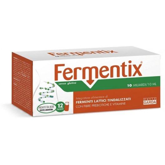 Fermentix - 12 Flaconcini Fermenti Lattici Tindalizzati - 10 miliardi Fermentix - 12 Flaconcini Fermenti Lattici Tindalizzati - 10 miliardi