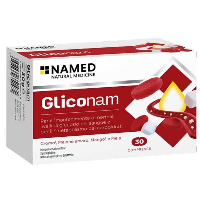 Gliconam - integratore con cromo - 30 compresse