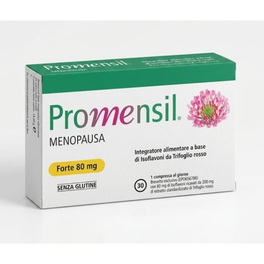 Promensil Menopausa Forte - 30 compresse con isoflavoni di trifoglio rosso Promensil Menopausa Forte - 30 compresse con isoflavoni di trifoglio rosso