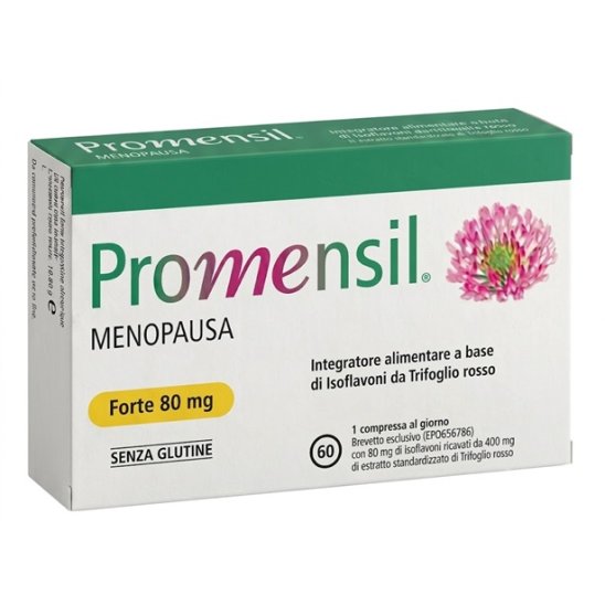 Promensil Menopausa Forte - 60 compresse con isoflavoni di trifoglio rosso Promensil Menopausa Forte - 60 compresse con isoflavoni di trifoglio rosso