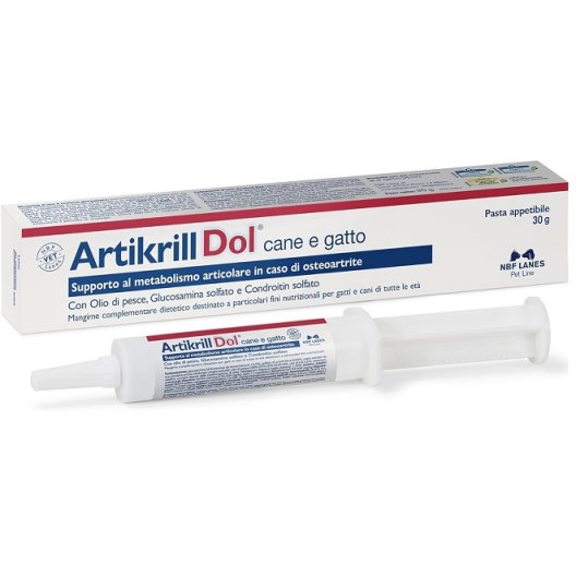 Artikrill Dol Pasta Cane e Gatto - 30 g - Supporto Articolazioni