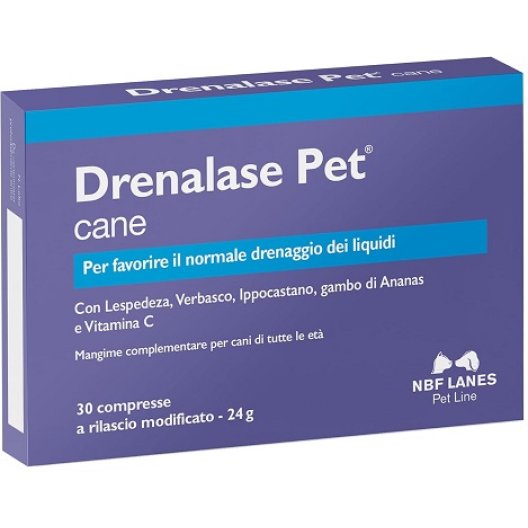 Drenalase pet cane - 30 compresse