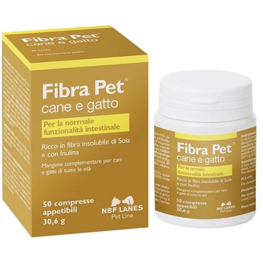 Fibra Pet - 50 compresse - Integratore Intestinale Cani Gatti Fibra Pet - 50 compresse - Integratore Intestinale Cani Gatti