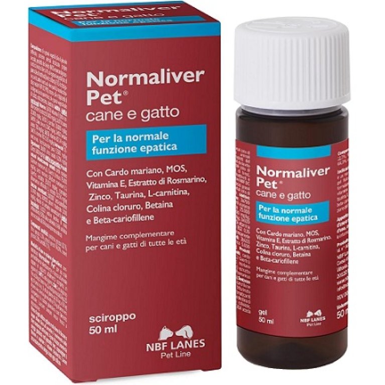 Normaliver Pet - 50 ml - per il fegato di cani e gatti