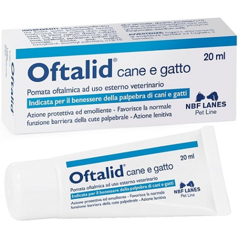 Oftalid pomata oftalmica per cani e gatti 20 ml