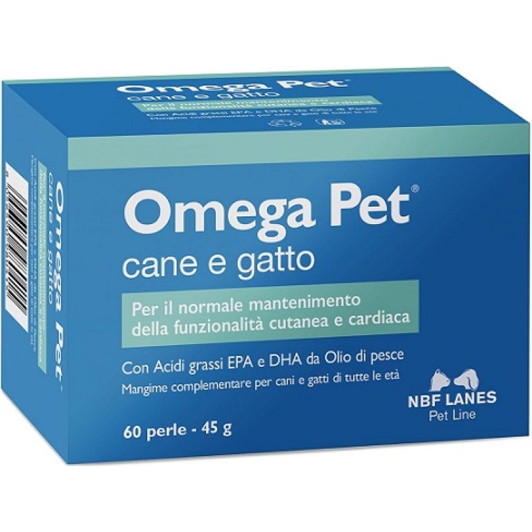 Omega Pet cane e gatto - 60 perle - per cuore e pelo