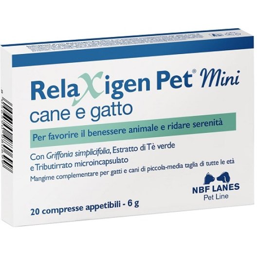 Relaxigen Pet Mini - 20 compresse - per gatti e cani di piccola taglia
