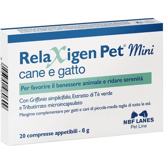 Relaxigen Pet Mini - 20 compresse - per gatti e cani di piccola taglia
