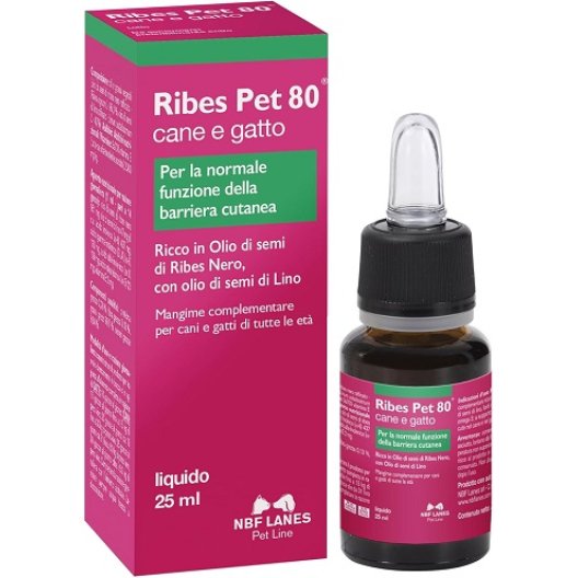 Ribes Pet 80 cane e gatto gocce 25 ml Ribes Pet 80 cane e gatto gocce 25 ml