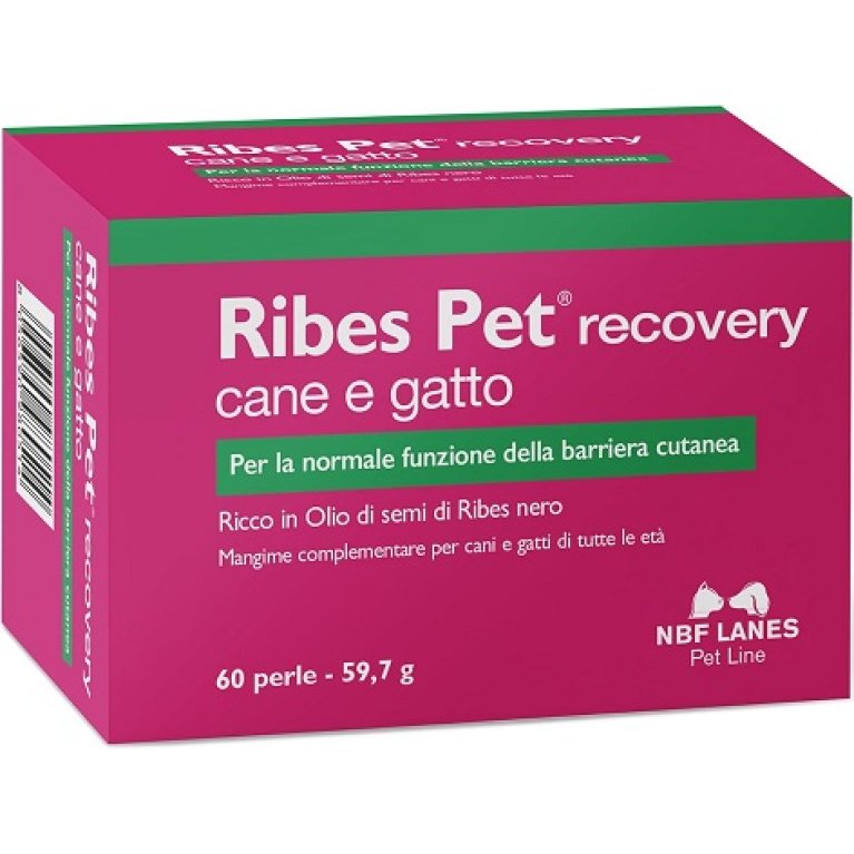 Ribes Pet Recovery - 60 perle per il benessere cutaneo di cani e gatti Ribes Pet Recovery - 60 perle per il benessere cutaneo di cani e gatti