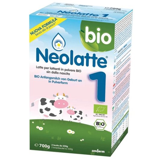 Neolatte 1 BIO latte in polvere 700 grammi - Nuova Formula Algal DHA