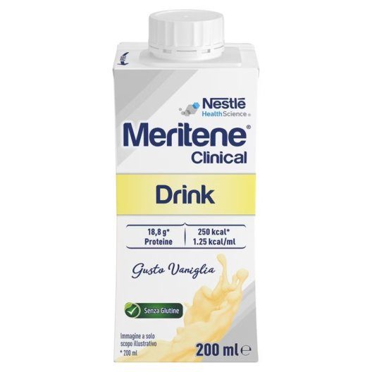 Meritene Clinical Drink Vaniglia - 1 bottiglietta iperproteica e ipercalorica Meritene Clinical Drink Vaniglia - 1 bottiglietta iperproteica e ipercalorica