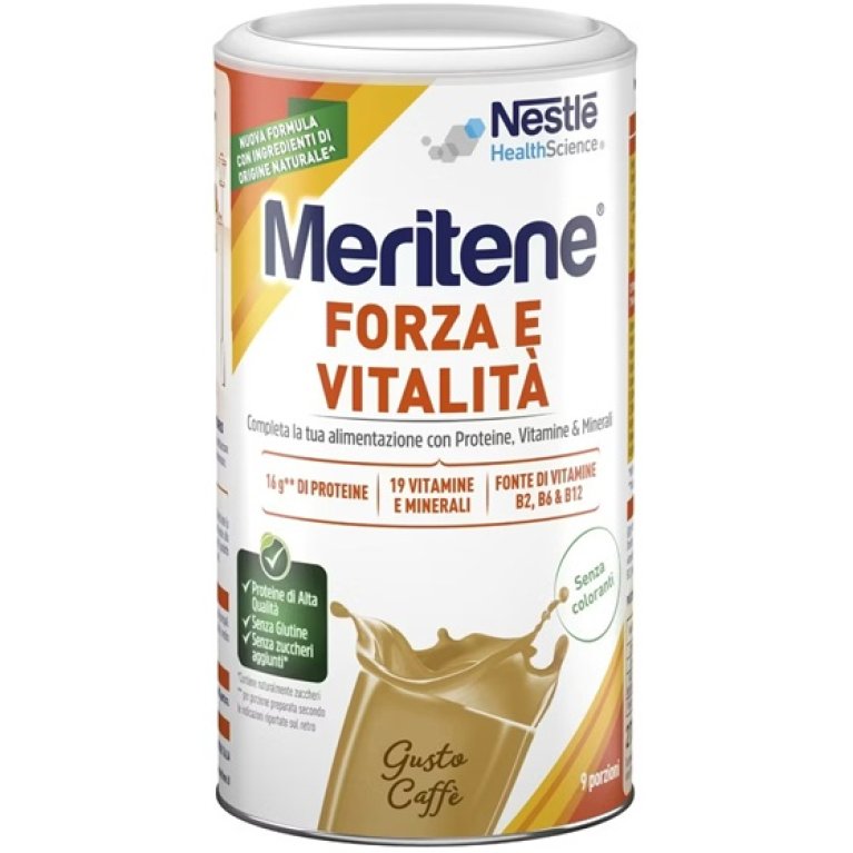 Meritene Forza e Vitalità - Gusto Caffè 270 grammi Meritene Forza e Vitalità - Gusto Caffè 270 grammi