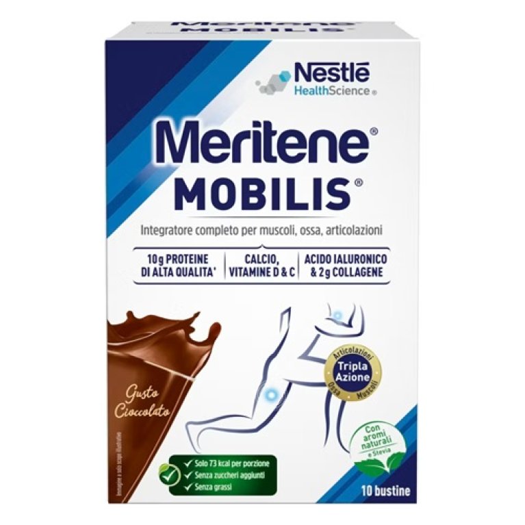 Meritene Mobilis Cioccolato - 10 buste per Ossa e Articolazioni Meritene Mobilis Cioccolato - 10 buste per Ossa e Articolazioni