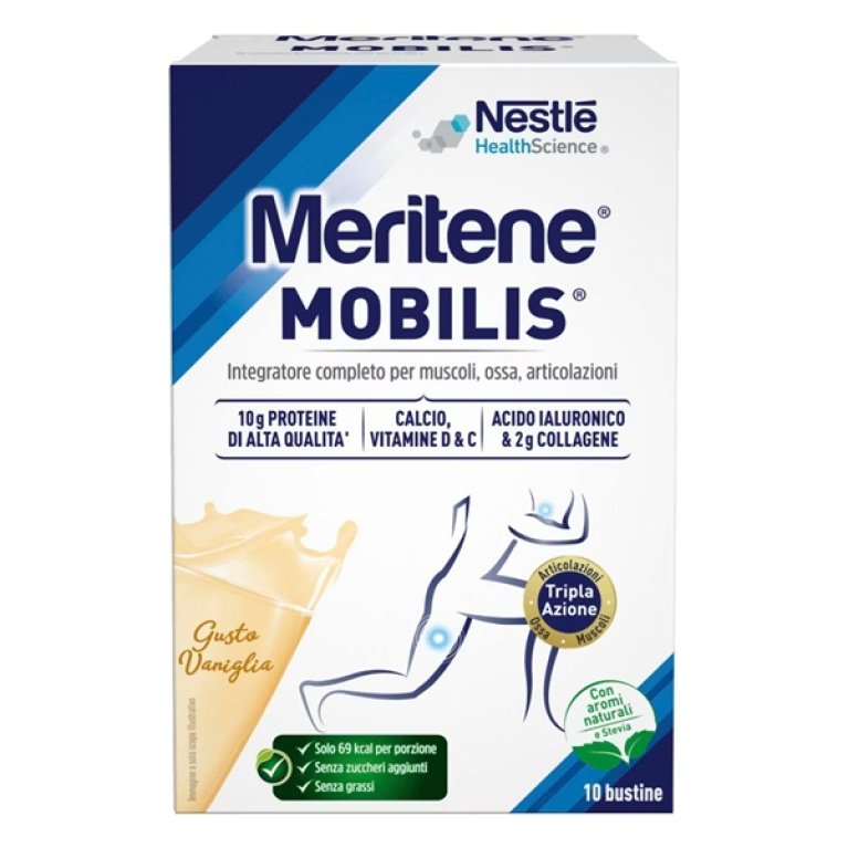 Meritene Mobilis Vaniglia - 10 buste per Ossa e Articolazioni Meritene Mobilis Vaniglia - 10 buste per Ossa e Articolazioni