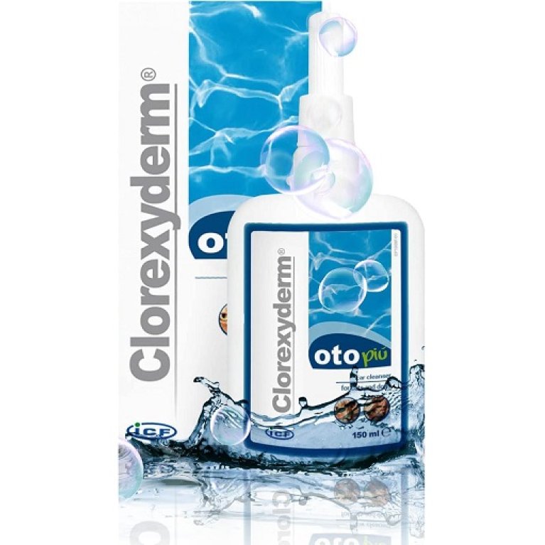 Clorexyderm oto più - detergente auricolare per cani e gatti 150 ml Clorexyderm oto più - detergente auricolare per cani e gatti 150 ml