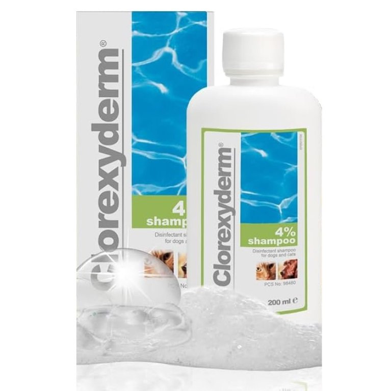 Clorexyderm Shampoo 4% disinfettante per cani e gatti - 250 ml Clorexyderm Shampoo 4% disinfettante per cani e gatti - 250 ml