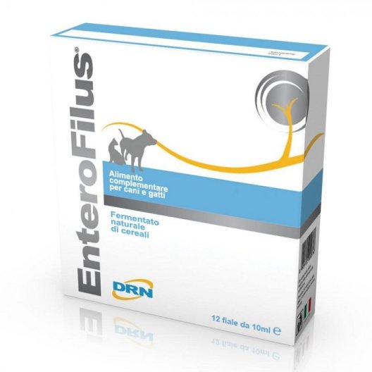 Enterofilus probiotico per cani e gatti - 12 fiale 10 ml